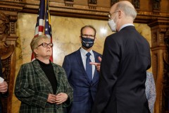 February 15, 2022: Senator Kane joins Governor Tom Wolf to celebrate the creation of Pennsylvania’s Broadband Development Authority, which will manage at least $100 million in federal aid to coordinate the rollout of broadband across Pennsylvania.