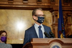 February 15, 2022: Senator Kane joins Governor Tom Wolf to celebrate the creation of Pennsylvania’s Broadband Development Authority, which will manage at least $100 million in federal aid to coordinate the rollout of broadband across Pennsylvania.