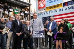 October 10, 2023: Senator Kane and Senate Democrats Promote Quality and Opportunity with Build Better PA.