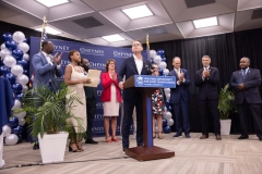 August 2, 2024: Sens. Kane and Hughes joined Gov. Shapiro at Cheyney University for a news conference and ceremonial bill signing to highlight advances in higher education including new funding, accessibility, and accountability measures.