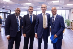 August 2, 2024: Sens. Kane and Hughes joined Gov. Shapiro at Cheyney University for a news conference and ceremonial bill signing to highlight advances in higher education including new funding, accessibility, and accountability measures.