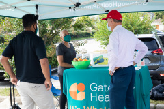 September 16, 2021: Sen. Kane joined state Rep. Brian Kirkland and Chester City officials for a Health Fair at City Hall.  Visitors were provided with flu shots as well as advice on health concerns, health insurance, personal safety and government services available to help keep people going strong into the fall.