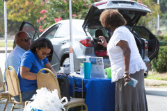September 16, 2021: Sen. Kane joined state Rep. Brian Kirkland and Chester City officials for a Health Fair at City Hall.  Visitors were provided with flu shots as well as advice on health concerns, health insurance, personal safety and government services available to help keep people going strong into the fall.