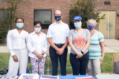 September 16, 2021: Sen. Kane joined state Rep. Brian Kirkland and Chester City officials for a Health Fair at City Hall.  Visitors were provided with flu shots as well as advice on health concerns, health insurance, personal safety and government services available to help keep people going strong into the fall.