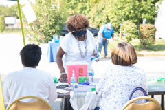 September 16, 2021: Sen. Kane joined state Rep. Brian Kirkland and Chester City officials for a Health Fair at City Hall.  Visitors were provided with flu shots as well as advice on health concerns, health insurance, personal safety and government services available to help keep people going strong into the fall.