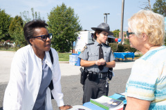 Septiembre 16, 2021: Sen. Kane joined state Rep. Brian Kirkland and Chester City officials for a Health Fair at City Hall.  Visitors were provided with flu shots as well as advice on health concerns, health insurance, personal safety and government services available to help keep people going strong into the fall.