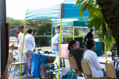 September 16, 2021: Sen. Kane joined state Rep. Brian Kirkland and Chester City officials for a Health Fair at City Hall.  Visitors were provided with flu shots as well as advice on health concerns, health insurance, personal safety and government services available to help keep people going strong into the fall.