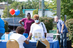 September 16, 2021: Sen. Kane joined state Rep. Brian Kirkland and Chester City officials for a Health Fair at City Hall.  Visitors were provided with flu shots as well as advice on health concerns, health insurance, personal safety and government services available to help keep people going strong into the fall.