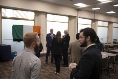 March 18, 2024: Senators Kane & Kearney celebrate with the Irish American Caucus at Capitol Building.