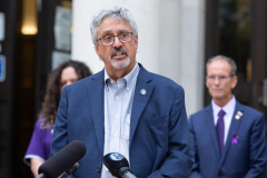 August 31, 2021: State Senators John Kane and Tim Kearney hosted an Overdose Awareness Day Vigil to honor lives lost to overdoses.