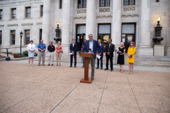 August 31, 2021: State Senators John Kane and Tim Kearney hosted an Overdose Awareness Day Vigil to honor lives lost to overdoses.
