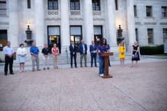 August 31, 2021: State Senators John Kane and Tim Kearney hosted an Overdose Awareness Day Vigil to honor lives lost to overdoses.