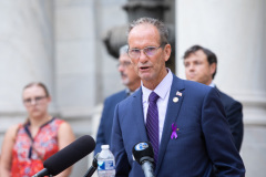August 31, 2021: State Senators John Kane and Tim Kearney hosted an Overdose Awareness Day Vigil to honor lives lost to overdoses.
