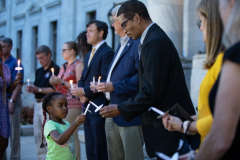 August 31, 2021: State Senators John Kane and Tim Kearney hosted an Overdose Awareness Day Vigil to honor lives lost to overdoses.