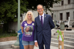 August 31, 2021: Senator Kane participates in International Overdose Awareness Day in Harrisburg.