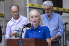 August 29, 2024: Sens. Kane and Kearney were joined by Sen. Amanda Cappelletti and U.S. Rep. Mary Gay Scanlon for their annual Overdose Awareness Day Vigil in Media, Delaware County.