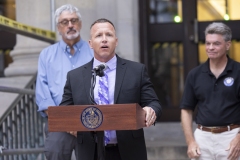 August 29, 2024: Sens. Kane and Kearney were joined by Sen. Amanda Cappelletti and U.S. Rep. Mary Gay Scanlon for their annual Overdose Awareness Day Vigil in Media, Delaware County.