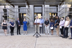 August 29, 2024: Sens. Kane and Kearney were joined by Sen. Amanda Cappelletti and U.S. Rep. Mary Gay Scanlon for their annual Overdose Awareness Day Vigil in Media, Delaware County.