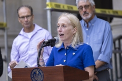 August 29, 2024: Sens. Kane and Kearney were joined by Sen. Amanda Cappelletti and U.S. Rep. Mary Gay Scanlon for their annual Overdose Awareness Day Vigil in Media, Delaware County.