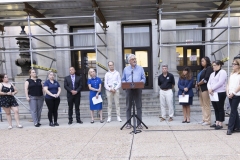 August 29, 2024: Sens. Kane and Kearney were joined by Sen. Amanda Cappelletti and U.S. Rep. Mary Gay Scanlon for their annual Overdose Awareness Day Vigil in Media, Delaware County.