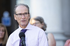 August 31, 2023: Sens. Kane and Kearney held their third annual Overdose Awareness Vigil in front of the Delaware County Courthouse in Media.