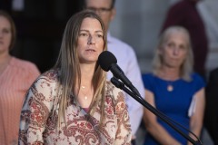 August 31, 2023: Sens. Kane and Kearney held their third annual Overdose Awareness Vigil in front of the Delaware County Courthouse in Media.