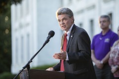August 31, 2023: Sens. Kane and Kearney held their third annual Overdose Awareness Vigil in front of the Delaware County Courthouse in Media.