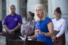 August 31, 2023: Sens. Kane and Kearney held their third annual Overdose Awareness Vigil in front of the Delaware County Courthouse in Media.
