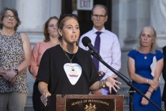 August 31, 2023: Sens. Kane and Kearney held their third annual Overdose Awareness Vigil in front of the Delaware County Courthouse in Media.