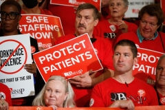 June 14, 2022: Senator Kane attends a Nurses Safe Staffing Rally hosted by PASNAP  in Harrisburg.