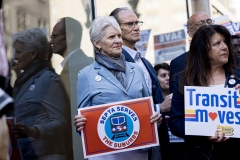 May 19, 2025 − State lawmakers from Philadelphia and the surrounding counties rallied today outside of SEPTA’s headquarters in Center City as the transit agency began a series of public hearings on its proposed 2025–2026 budget, including the severe service cuts and steep fare hikes it will be forced to implement without crucial state funding.