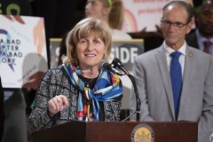 November 15, 2023: Senators Schwank and Kane hosted students from all over Pennsylvania in the Main Rotunda today to bring awareness to increased struggles with mental health in schools and for passage of Senate Bill 886 which would allow excused mental health days in PA.