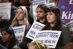 November 15, 2023: Senators Schwank and Kane hosted students from all over Pennsylvania in the Main Rotunda today to bring awareness to increased struggles with mental health in schools and for passage of Senate Bill 886 which would allow excused mental health days in PA.