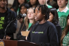 November 15, 2023: Senators Schwank and Kane hosted students from all over Pennsylvania in the Main Rotunda today to bring awareness to increased struggles with mental health in schools and for passage of Senate Bill 886 which would allow excused mental health days in PA.
