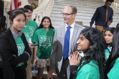 November 15, 2023: Senators Schwank and Kane hosted students from all over Pennsylvania in the Main Rotunda today to bring awareness to increased struggles with mental health in schools and for passage of Senate Bill 886 which would allow excused mental health days in PA.
