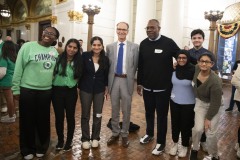 November 15, 2023: Senators Schwank and Kane hosted students from all over Pennsylvania in the Main Rotunda today to bring awareness to increased struggles with mental health in schools and for passage of Senate Bill 886 which would allow excused mental health days in PA.