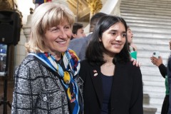November 15, 2023: Senators Schwank and Kane hosted students from all over Pennsylvania in the Main Rotunda today to bring awareness to increased struggles with mental health in schools and for passage of Senate Bill 886 which would allow excused mental health days in PA.