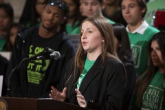 November 15, 2023: Senators Schwank and Kane hosted students from all over Pennsylvania in the Main Rotunda today to bring awareness to increased struggles with mental health in schools and for passage of Senate Bill 886 which would allow excused mental health days in PA.