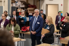 May 4, 2023: Senators Kane, Kearney  and Lt Gov Davis tour Delaware County Tech High School