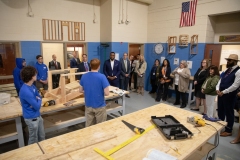 May 4, 2023: Senators Kane, Kearney  and Lt Gov Davis tour Delaware County Tech High School