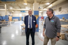 May 4, 2023: Senators Kane, Kearney  and Lt Gov Davis tour Delaware County Tech High School