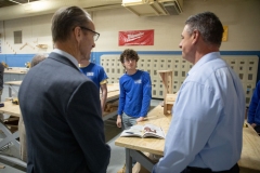 May 4, 2023: Senators Kane, Kearney  and Lt Gov Davis tour Delaware County Tech High School