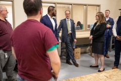 May 4, 2023: Senators Kane, Kearney  and Lt Gov Davis tour Delaware County Tech High School