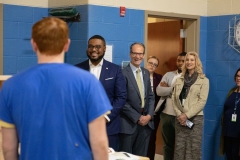 May 4, 2023: Senators Kane, Kearney  and Lt Gov Davis tour Delaware County Tech High School