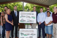 Mayo 31, 2022: Senator Kane presents check to Upper Chichester Library will receive a $2 million grant from the Redevelopment Assistance Capital Program. This grant funding will go toward the construction and planning of the new Library and Resource Center.