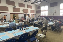 Mayo 21, 2022: Senator John Kane and Boy Scout Troop 260 hosted a Veteran&#039;s Breakfast at Elam United Methodist Church. All veterans and their families in Senate District 9 were invited to enjoy FREE hot breakfast. Vendors were on site to provide veteran resources.
