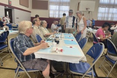 May 21, 2022: Senator John Kane and Boy Scout Troop 260 hosted a Veteran's Breakfast at Elam United Methodist Church. All veterans and their families in Senate District 9 were invited to enjoy FREE hot breakfast. Vendors were on site to provide veteran resources.