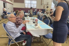 May 21, 2022: Senator John Kane and Boy Scout Troop 260 hosted a Veteran's Breakfast at Elam United Methodist Church. All veterans and their families in Senate District 9 were invited to enjoy FREE hot breakfast. Vendors were on site to provide veteran resources.
