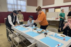 May 21, 2022: Senator John Kane and Boy Scout Troop 260 hosted a Veteran's Breakfast at Elam United Methodist Church. All veterans and their families in Senate District 9 were invited to enjoy FREE hot breakfast. Vendors were on site to provide veteran resources.