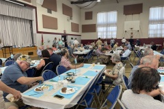 Mayo 21, 2022: Senator John Kane and Boy Scout Troop 260 hosted a Veteran&#039;s Breakfast at Elam United Methodist Church. All veterans and their families in Senate District 9 were invited to enjoy FREE hot breakfast. Vendors were on site to provide veteran resources.